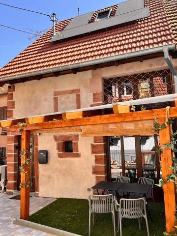 Gîte pour 4 personnes, avec terrasse à Lichtenberg