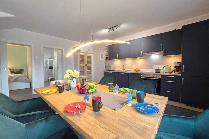 Ferienhaus für 6 Personen, mit Terrasse und Garten sowie Sauna