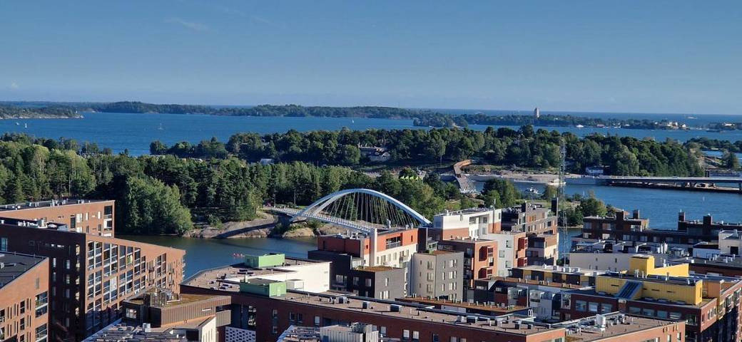 Ferienwohnung für 4 Personen, mit Balkon und Terrasse sowie Garten und Seeblick in Helsinki - 3