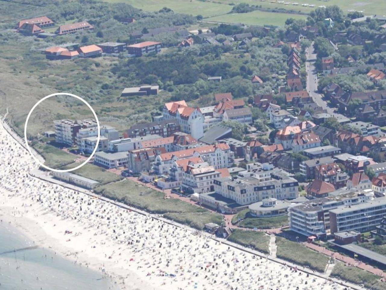 Ganze Ferienwohnung, Haus Panorama - Tolle Ferienwohnung in der ersten Reihe mit sensationellem Meer- und Strandblick in Wangerooge
