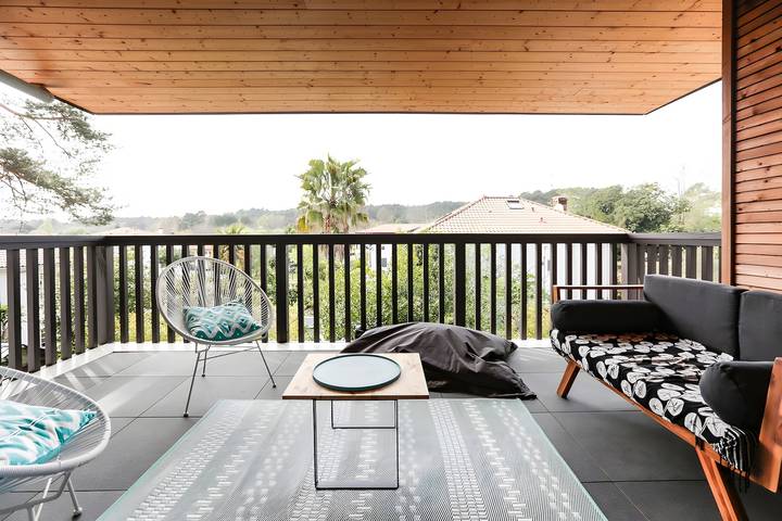 Ganze Wohnung, Helles Apartment mit Terrasse und Klimaanlage – Ihr perfekter Rückzugsort in Seignosse in Seignosse, Côte d’Argent