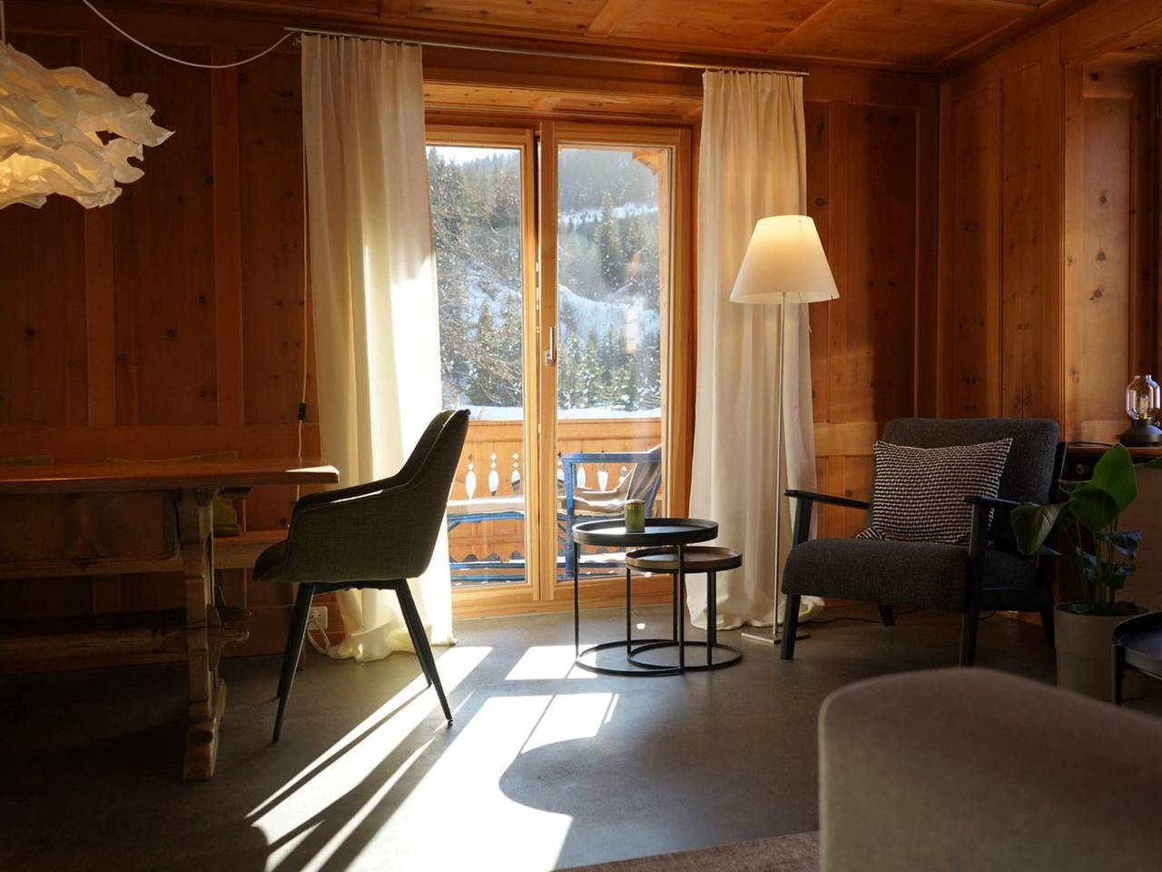 Ganze Wohnung, Kasperhuus Klosters in Klosters-Serneus, Plessur Alpen