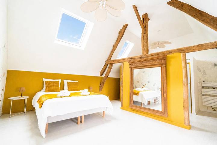 Maison de vacances pour 12 personnes, avec Jacuzzi ainsi que Terrasse et Vue