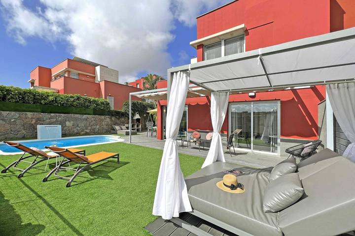 Ferienhaus für 4 Personen, mit Terrasse und Garten sowie Ausblick in Gran Canaria Süd - 4