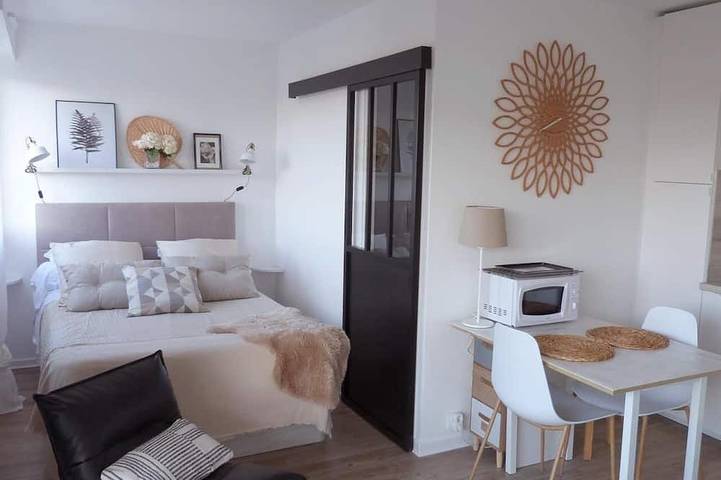 Apartamento entero, Studio with a panoramic view of the ocean in Villers-sur-Mer, Region de Lisieux