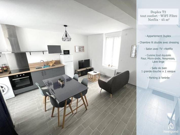 Gîte pour 2 personnes à Gond-Pontouvre