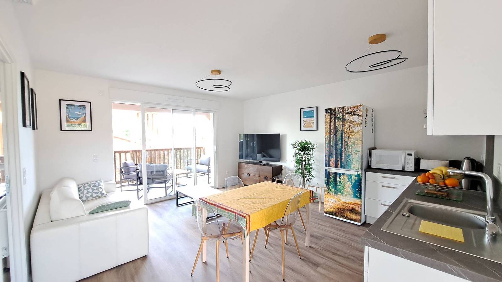 Apartamento vacacional entero, Piso de 3 habitaciones a 10 minutos de las playas in Lit-et-Mixe, Côte d’Argent