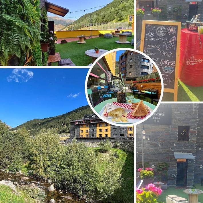 Apartamento para 2 personas, con sauna y terraza además de jacuzzi y piscina en Soldeu