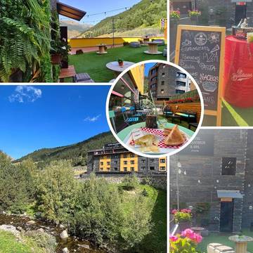 Hôtel pour 4 personnes, avec piscine et jacuzzi ainsi que terrasse et sauna dans Incles