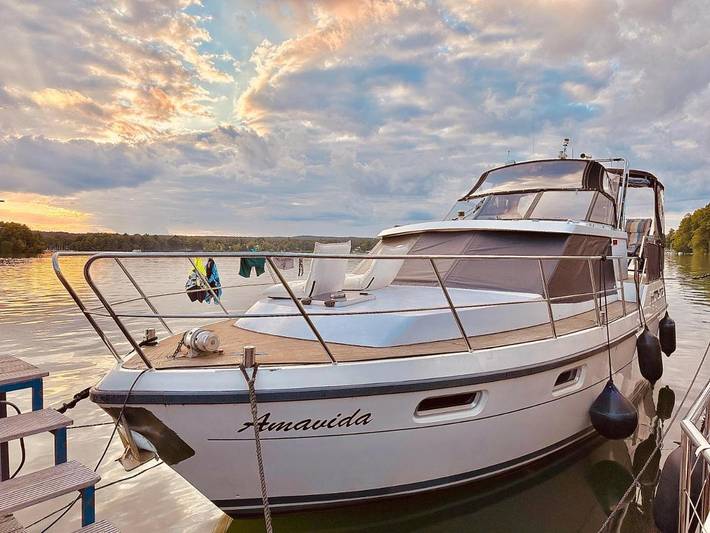 Boot voor 5 personen, with uitzicht op het meer and uitzicht as well as terras, met huisdier aan de Scharmützelsee