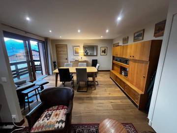 Gîte pour 4 personnes, avec balcon et vue dans Plateau d'Assy