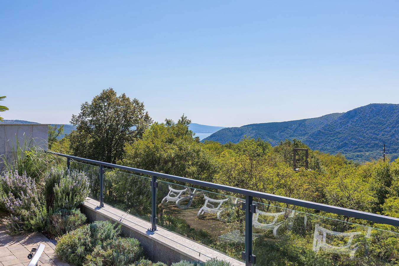 Luxusvilla mit Privatpool, Meerblick, großer Terrasse, Bbq in Tribalj, Primorje-Gorski Kotar