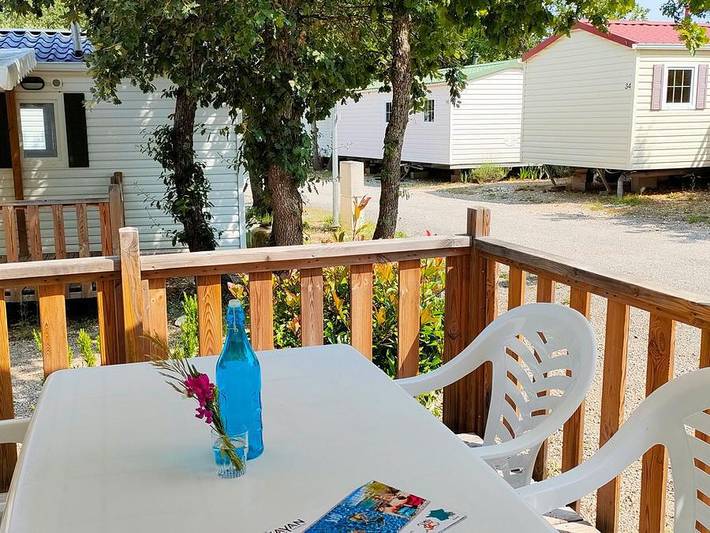 Camping Tikayan Rives du Lac de Sainte Croix - Mobilheim 4 personen - Idaho Eco. in Bauduen, Brignoles Region