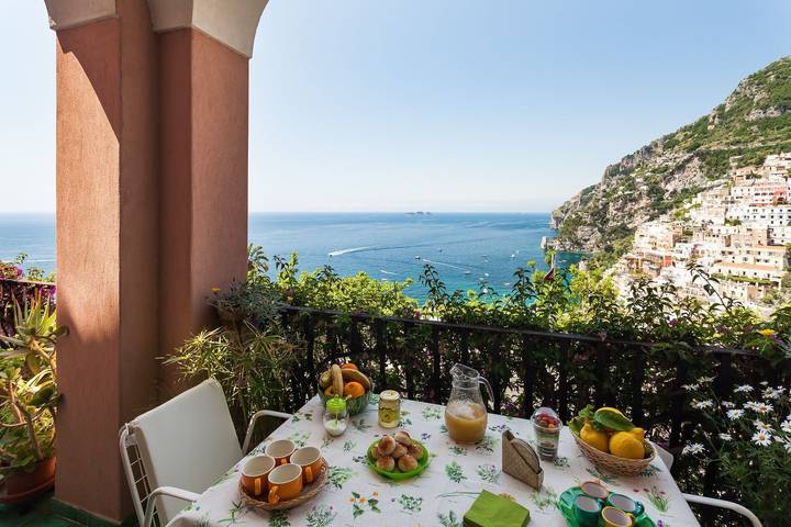 Holiday home for 5 people, with Balcony in Positano