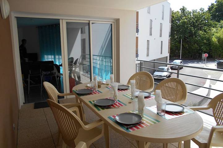 Location de vacances pour 4 personnes, avec balcon à Bayonne
