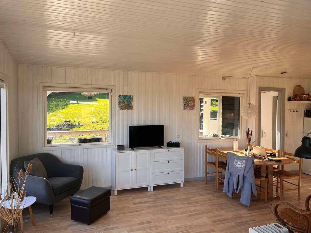 Ferienhaus mit Meerblick- 5 min.  zum strand in Sandkås, Allinge