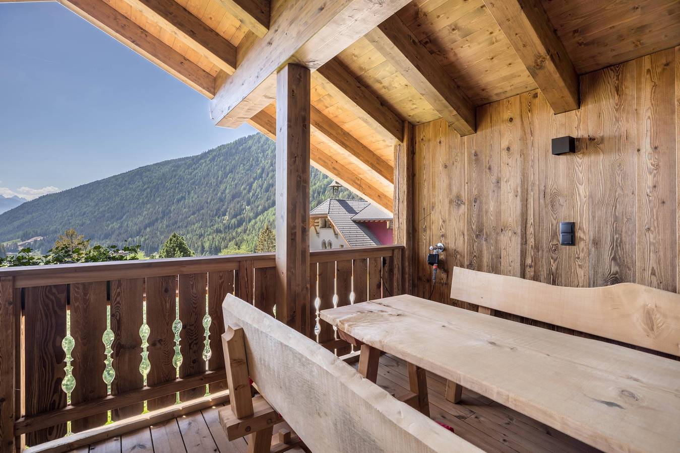 Ganze Wohnung, Apartment "Lechnerhof Schöne Aussicht" nahe des Skigebietes mit Bergblick, Wlan und Balkon in Valles, Mühlbach