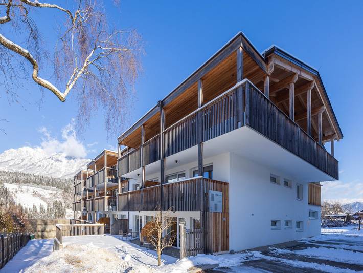 Ferienwohnung für 6 Personen, mit Balkon und Sauna in Haus