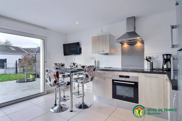 Gîte pour 2 personnes, avec terrasse et jardin à Plougoumelen - 4