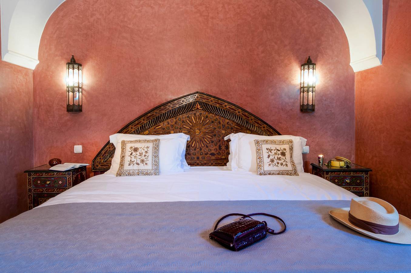 Habitación doble en una encantadora villa en el corazón del palmeral de Marrakech in Annakhil, Marrakech