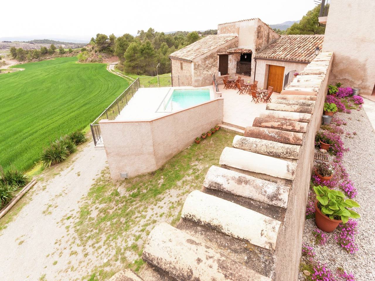 Ferienhaus für 4 Personen mit Pool in Castellfollit del Boix, Pla de Bages DO