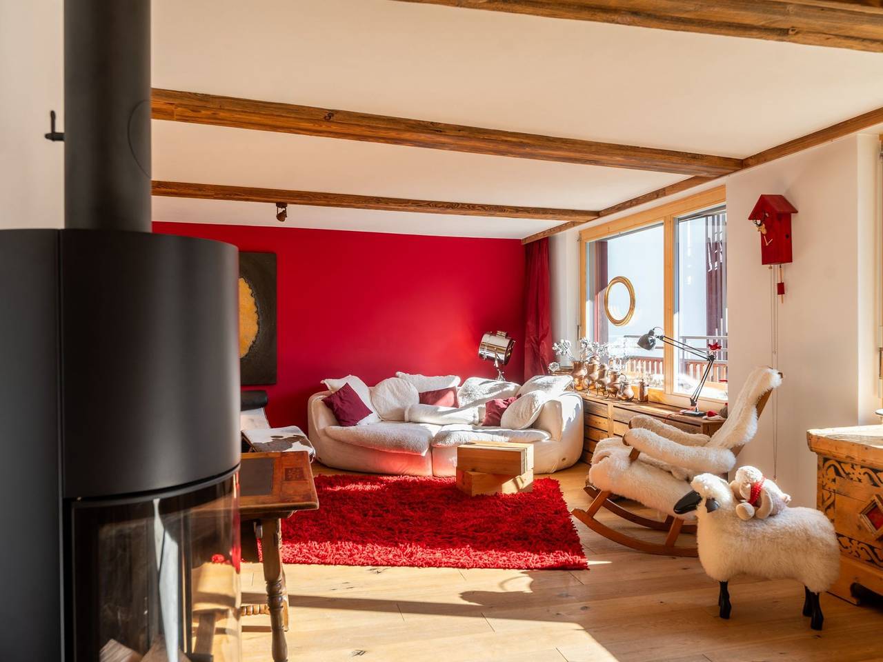 Ganze Wohnung, Duplex de charme im « Zermatter Chic » in Zermatt, Walliser Alpen