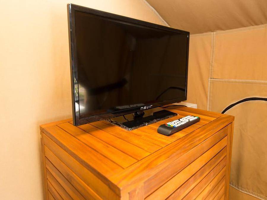 Camping El Far - Tienda de lona y madera 2 personas - Baleares in Calella, Costa del Maresme