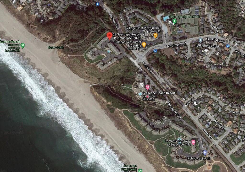 Ganze Wohnung, ❤ Seaside Sanctuary: Stair-Free 2Br Villa, Ocean Views from 3 Patios ❤ in Rio del Mar, Santa Cruz County
