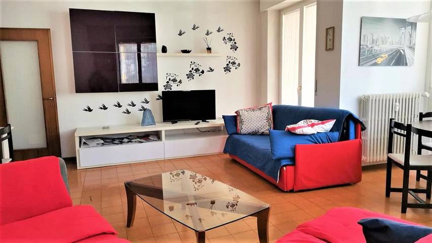 Ferienwohnung für 7 Personen, mit Balkon und Terrasse sowie Ausblick