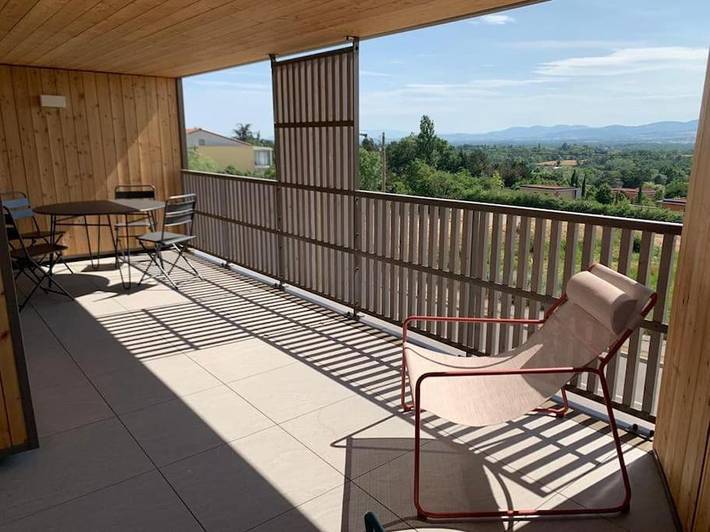 Appartement de vacances pour 3 personnes, avec balcon et vue