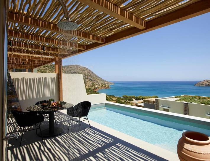 Ferienanlage für 2 Personen, mit Sauna und Pool sowie Balkon und Ausblick auf Kreta - 3