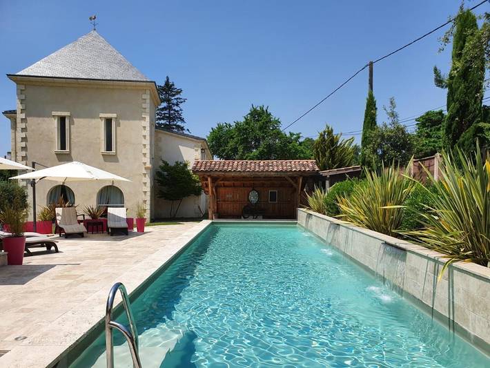 Hôtel pour 2 personnes, avec jardin ainsi que piscine et jacuzzi à Saint-Médard-d'Eyrans - 2