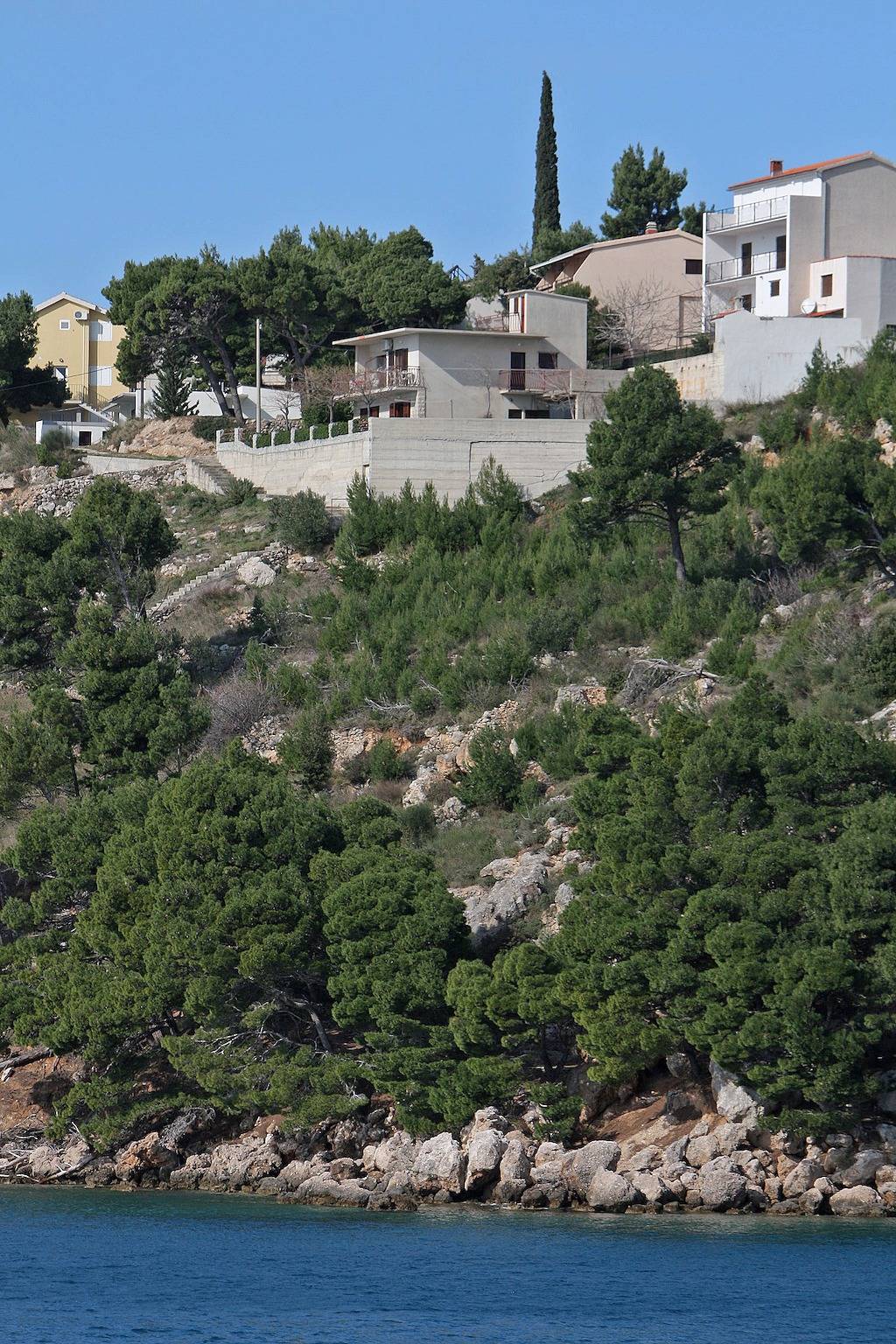 Ganze Wohnung, 1-Zimmer-Ferienwohnung mit Terrasse und Meerblick Nemira, Omis A-4834-b in Omiš (Kroatische Adria), Omis