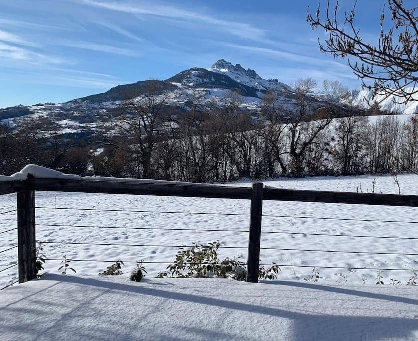 Maison pour familles ou groupes in Puy-Saint-Eusèbe, Parc national des Écrins