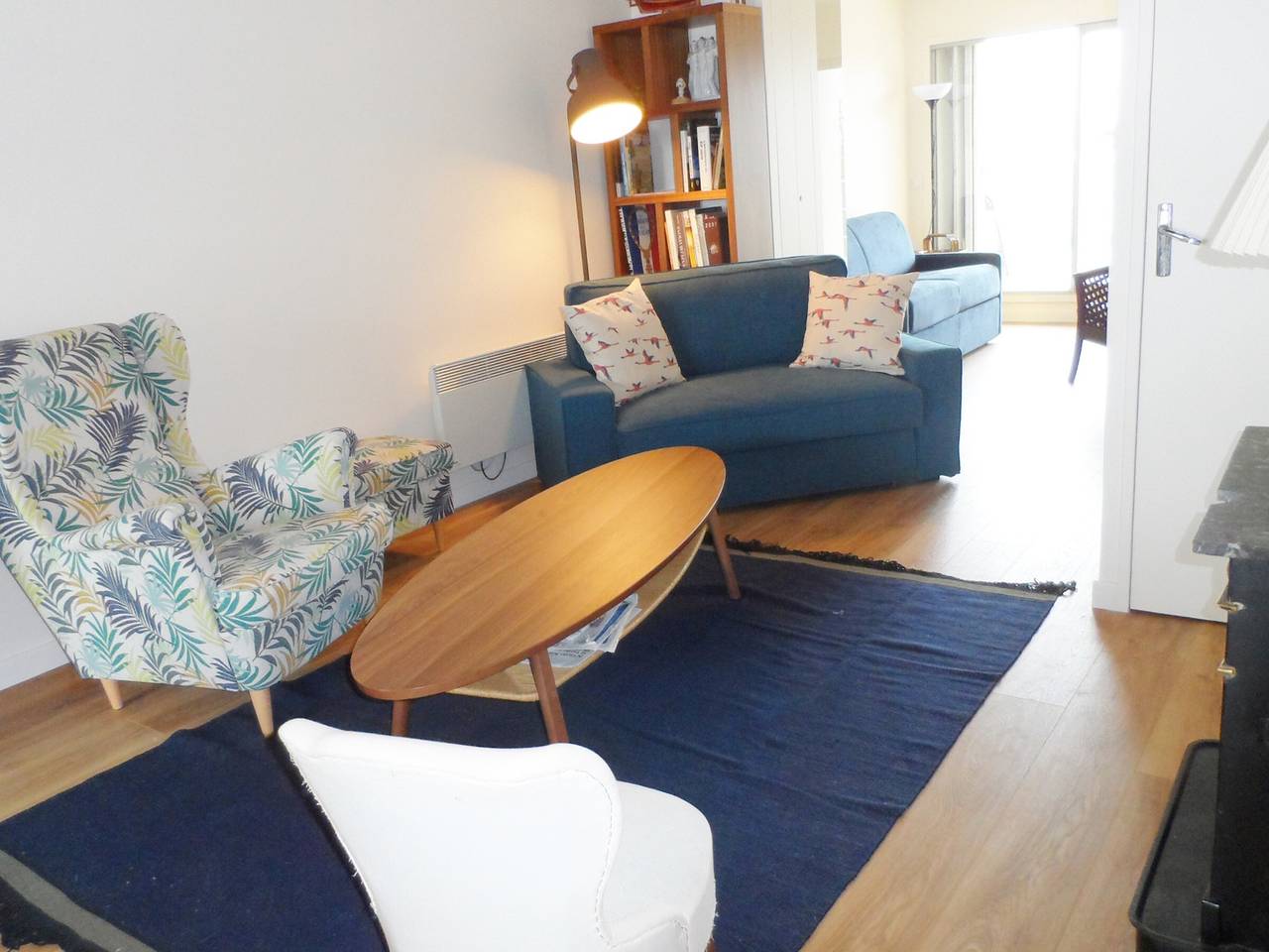 Appartement entier, Cabourg : Appartement moderne 4/5 pièces, accès plage, 8 pers, jardin et terrasse, parking, Wifi in Cabourg, Région de Caen