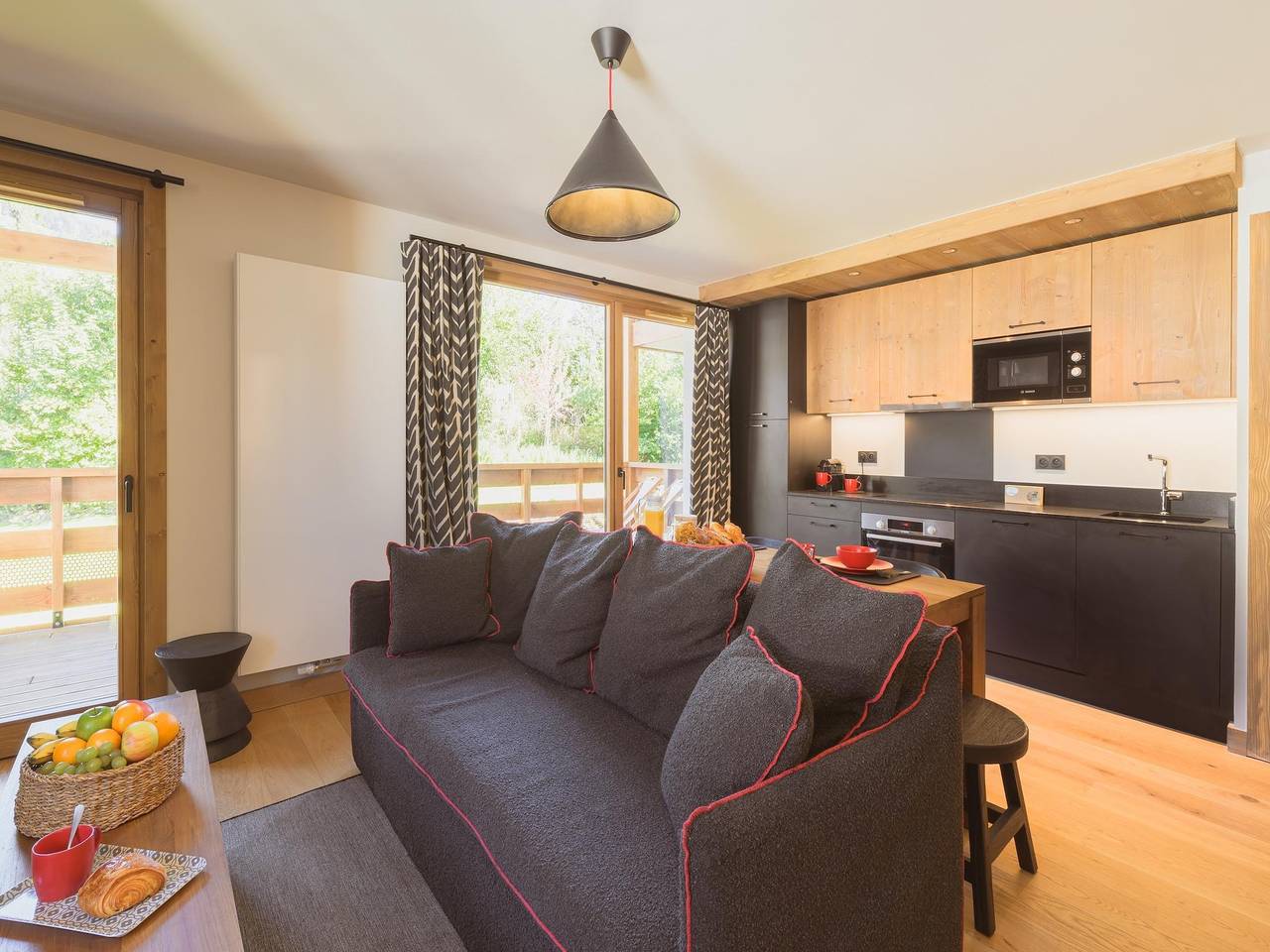 Appartement entier, Appartement à Megève avec vue sur les montagnes in Megève, Pays du Mont-Blanc