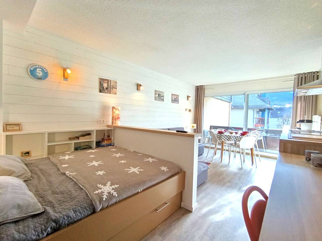 Studio entier, Studio cosy pour 4 pers. à Saint-Lary-Soulan, balcon, parking, lave-linge in Saint-Lary-Soulan, Parc national des Pyrénées