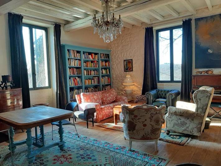 Chambre d’hôte pour 2 personnes, avec vue ainsi que jardin et piscine
