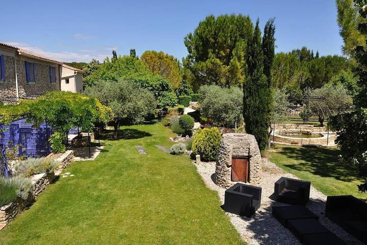Gîte pour 6 personnes, avec piscine ainsi que vue et jardin à Le Beaucet - 3