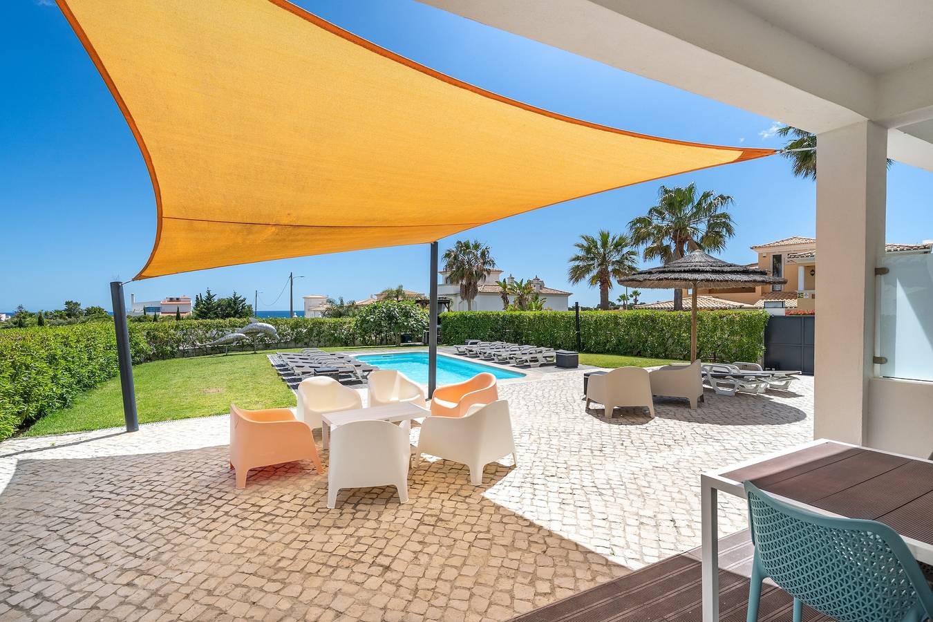 Villa 'Bellevue' with Sea View, Wi-Fi and Air Conditioning in Albufeira, Faro District