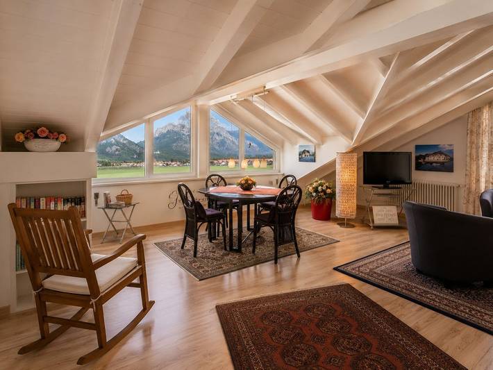 Ferienwohnung für 2 Personen, mit Balkon und Ausblick