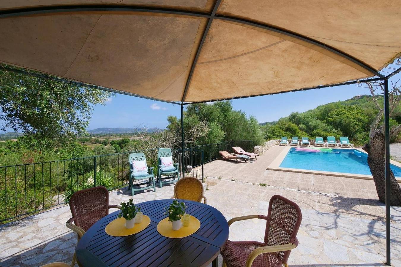 Chalet "Sa Corbaia Nova" with Mountain View, Pool, Wi-Fi, Terraces & Garden in Artà, East Majorca