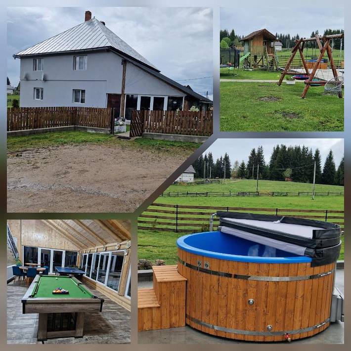 Dom dla 12 osób, z Jacuzzi i Taras oraz Ogród i Widok w Kluż-Napoka