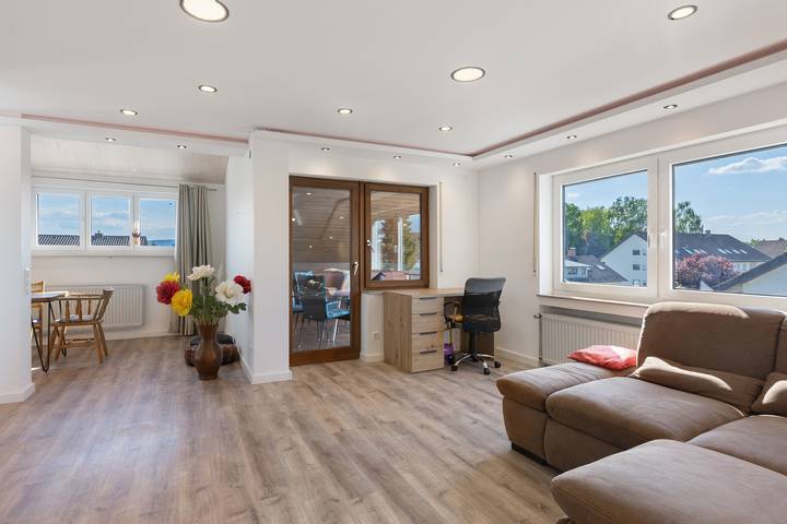 Ferienwohnung für 5 Personen, mit Garten und Balkon in Radolfzell am Bodensee