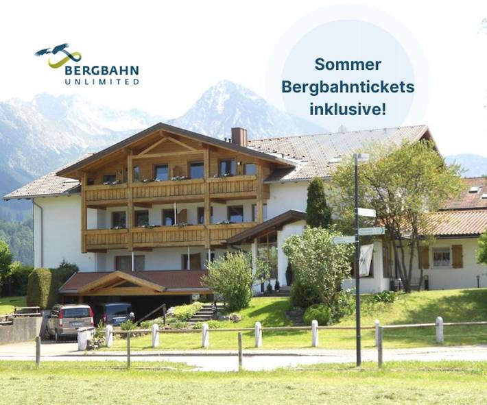 B&B, mit Balkon und Terrasse sowie Garten und Ausblick in Fischen