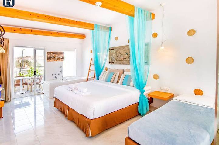 Holiday rental for 2 people, with Balcony and Garden as well as Pool in Lindos