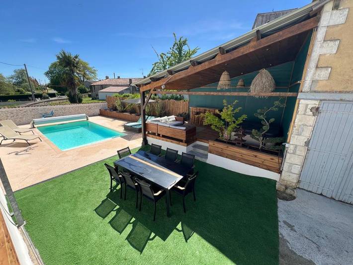 Casa de vacaciones para 6 personas, con piscina además de vistas y jardín - 1