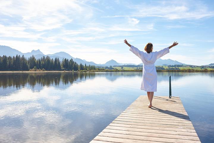 Hotel für 2 Personen, mit Seeblick und Sauna sowie Garten, kinderfreundlich am Hopfensee - 2