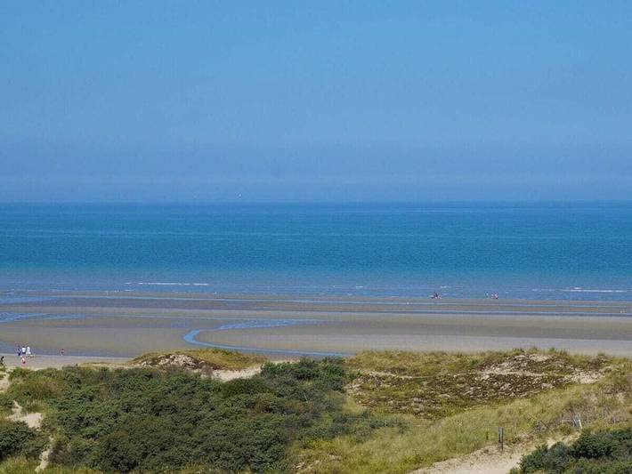 Vue magnifique sur la mer in La Panne, Côte belge