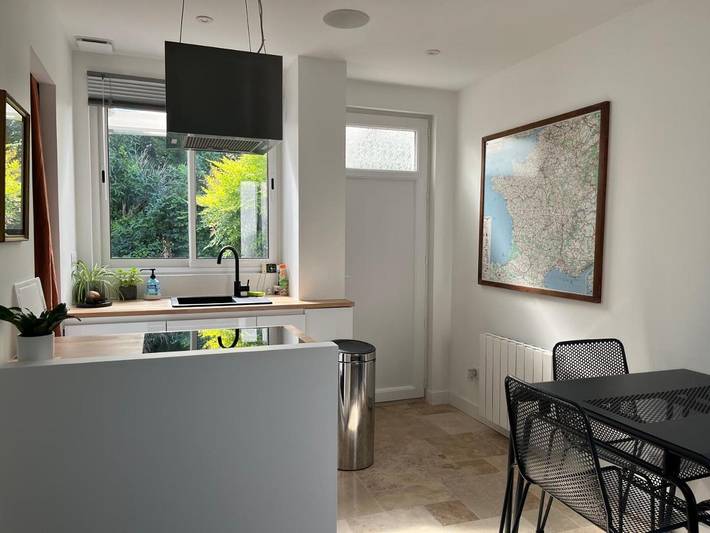 Appartement de vacances pour 4 personnes, avec Terrasse ainsi que Jardin et Vue